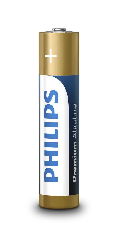 Батарейка Philips Premium Alkaline лужна AAA блістер, 4 шт