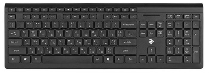 Клавіатура 2E KS210 Slim WL Black