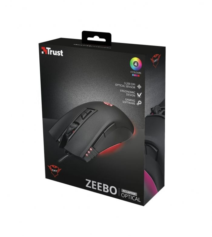 Миша Trust GXT121 ZEEBO BLACK