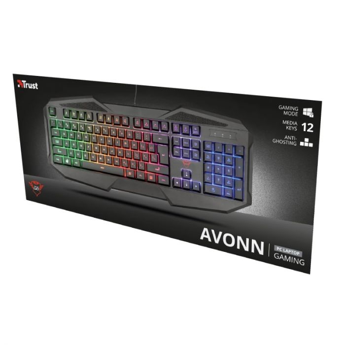 Клавіатура Trust GXT 830-RW Avonn LED Black