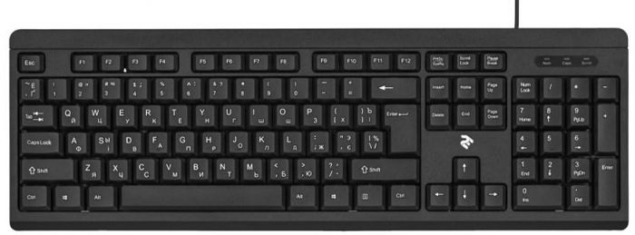 Клавіатура 2E KS108 USB Black