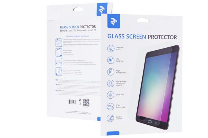 Захисне скло 2E для Samsung Galaxy Tab S6 10.5 (T860/T865), 2.5D, Clear
