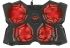 Підставка для ноутбука Trust GXT278 YOZU COOLING (17.3") RED LED Black