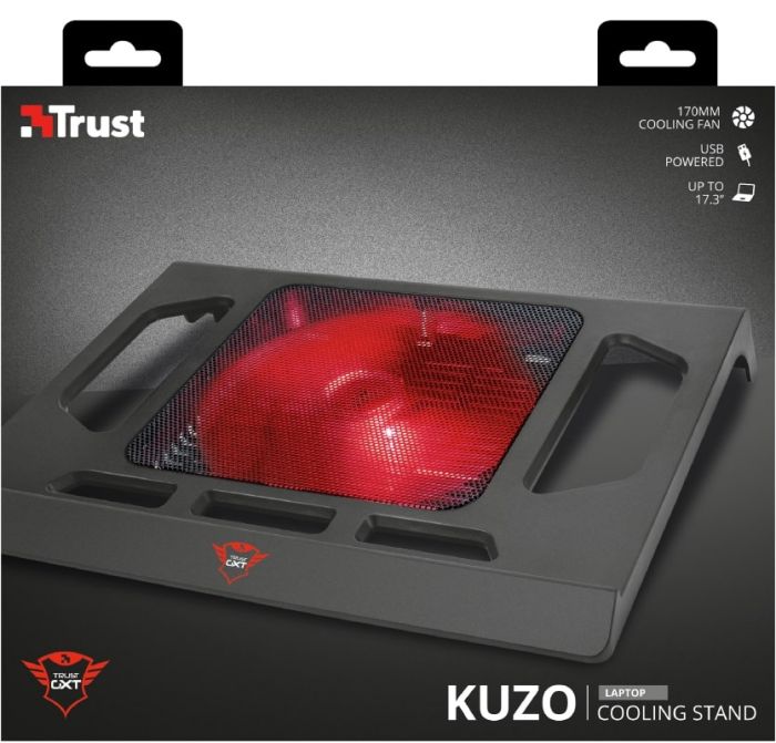 Підставка для ноутбука Trust GXT 220 Kuzo (17.3") RED LED Black