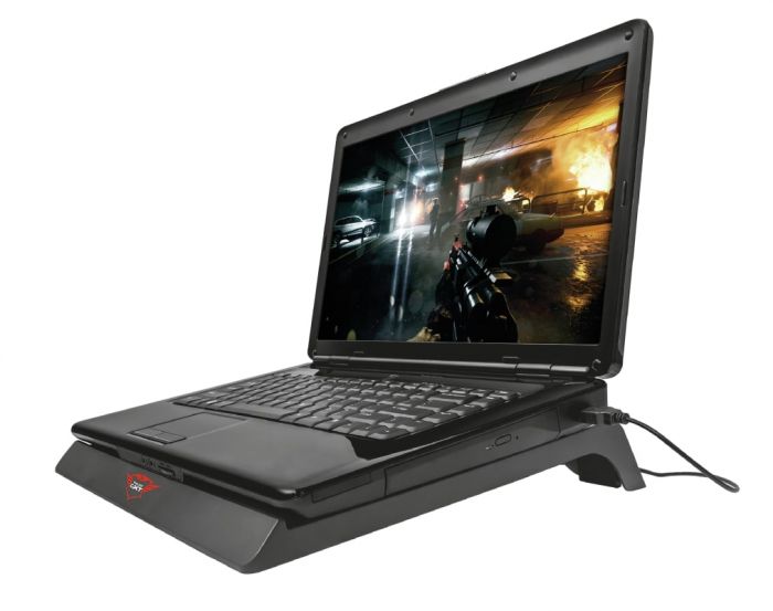 Підставка для ноутбука Trust GXT 220 Kuzo (17.3") RED LED Black