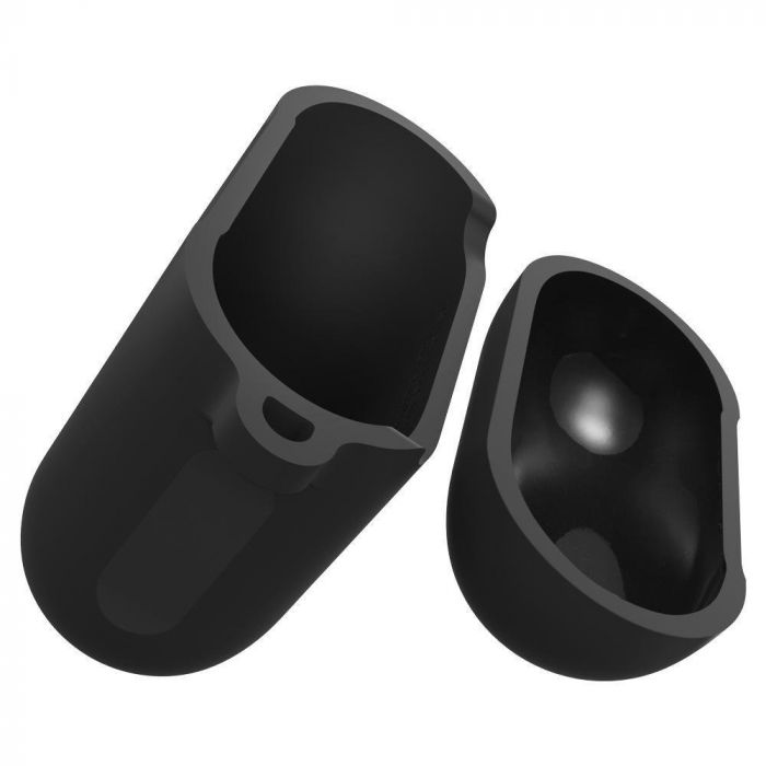 Чохол Spigen for AirPods Silicone, Black