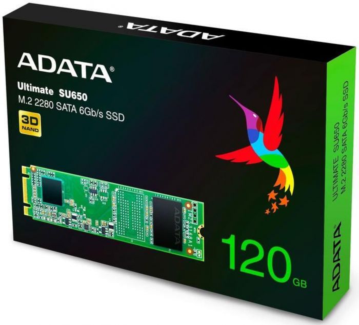 Накопичувач SSD ADATA M.2  120GB SATA SU650