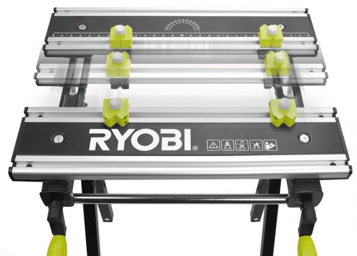Ryobi Верстак складний RWB03, 600х570х760, 12,5 кг, 100 кг макс.вага, регулювання висоти