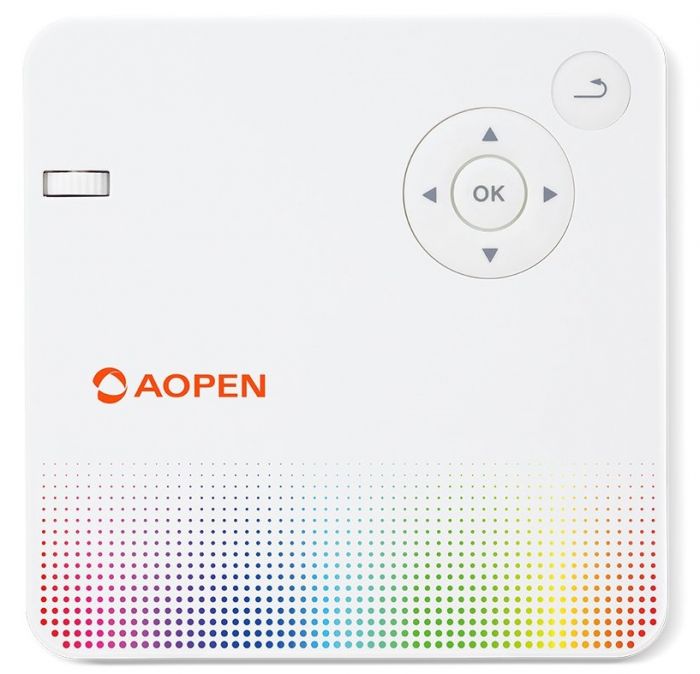 Проектор AOpen PV10 (DLP, FWVGA, 300 ANSI lm, LED), WiFi