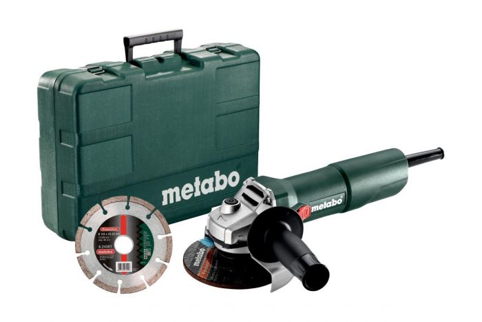 Шліфмашина кутова Metabo W 750-125 Set