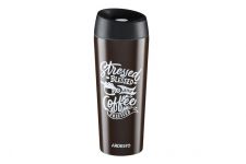 Термокухоль Ardesto Coffee time Cup 450 мл, коричневий, нержавіюча сталь Термокухоль Ardesto Coffee time Cup 450 мл, коричневий, нержавіюча сталь