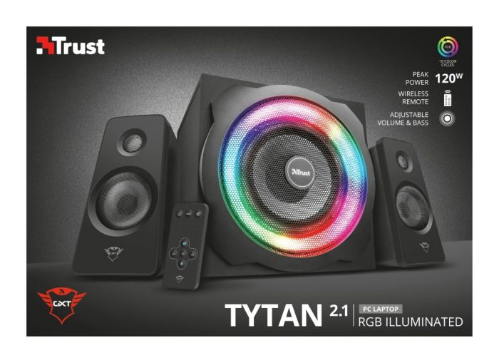Акустична система (Колонки) Trust 2.1 GXT 629 Tytan RGB Black