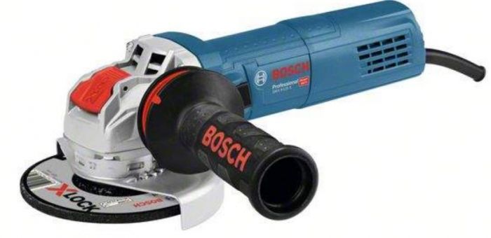 Шліфмашина кутова Bosch GWX 9-125 S X-LOCK, 125мм, 900Вт, 2800-11500 об/хв