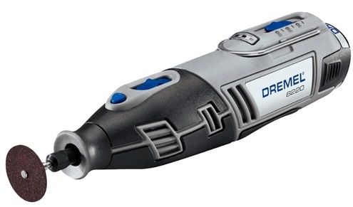 Шліфувально-гравірувальна машина Dremel 8220-1/5, акумуляторна, 12В, 2Ah, 5000-35000об/хв, 5 насадок, 25см, 0.66кг