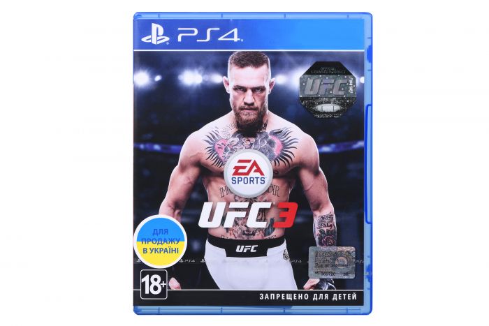 Гра консольна PS4 UFC 3, BD диск