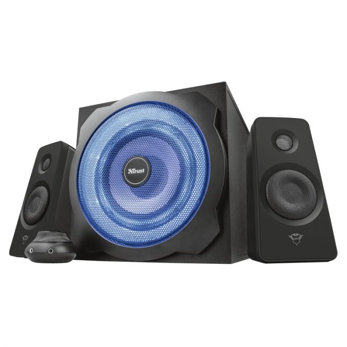 Акустична система (Колонки) Trust 2.1 GXT 628 Tytan Illuminated Speaker Set Black