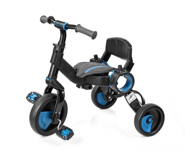 Триколісний велосипед Galileo Strollcycle Black синій GB-1002-B