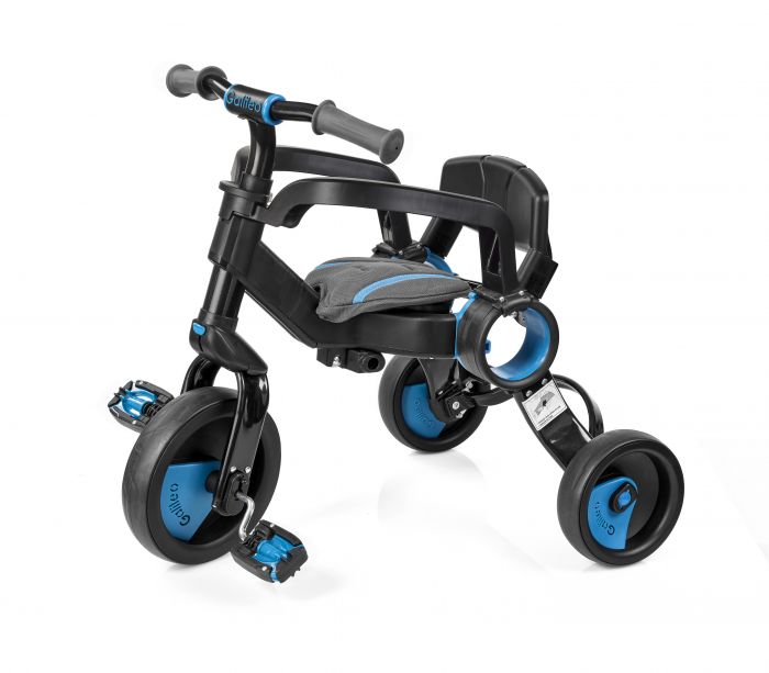 Триколісний велосипед Galileo Strollcycle Black синій GB-1002-B