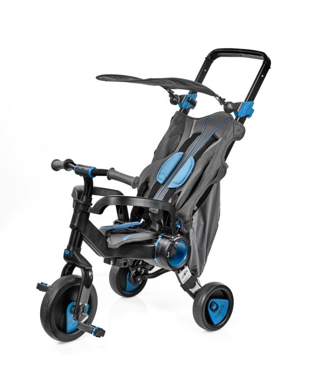 Триколісний велосипед Galileo Strollcycle Black синій GB-1002-B