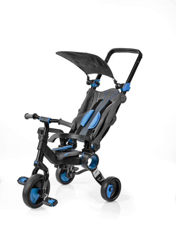 Триколісний велосипед Galileo Strollcycle Black синій GB-1002-B