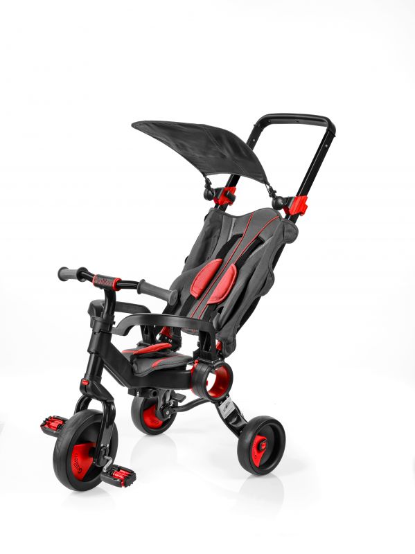 Триколісний велосипед Galileo Strollcycle Black червоний GB-1002-R