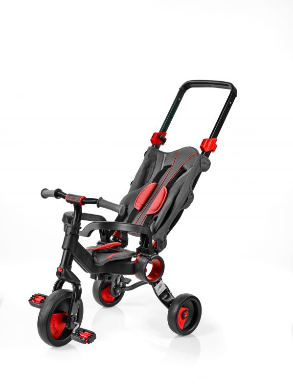 Триколісний велосипед Galileo Strollcycle Black червоний GB-1002-R