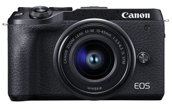 Цифр. фотокамера Canon EOS M6 Mark II + 15-45 IS STM + EVF Kit Black