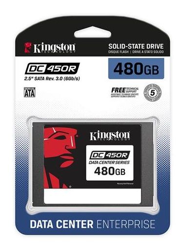 Накопичувач SSD Kingston 2.5"  480GB SATA DC450R
