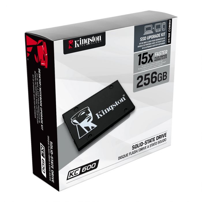 Накопичувач SSD Kingston 2.5"  256GB SATA KC600