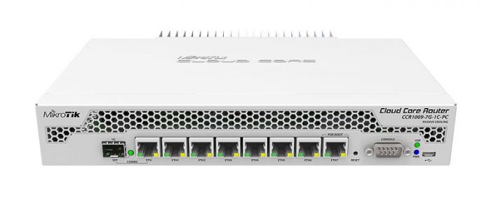 Маршрутизатор MikroTik Cloud Core Router CCR1009-7G-1C-PC
