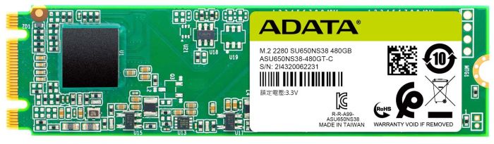 Накопичувач SSD ADATA M.2  240GB SATA SU650