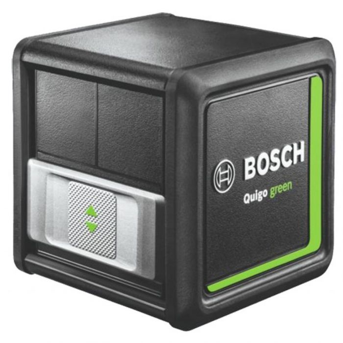 Нівелір лазерний Bosch Quigo Green+ затиск MM2, точність ± 0.8 мм/м, 0.27 кг