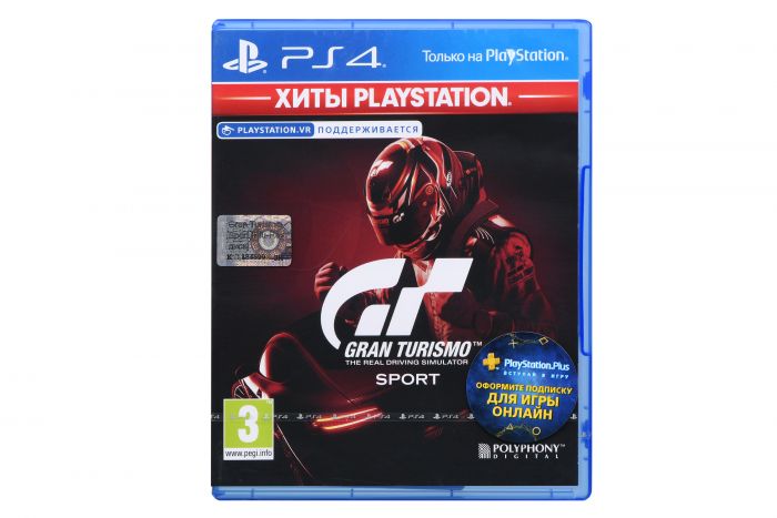 Програмний продукт на BD диску Gran Turismo Sport (підтримка VR) (Хіти PlayStation) [PS4, Russian version] Blu-ray диск