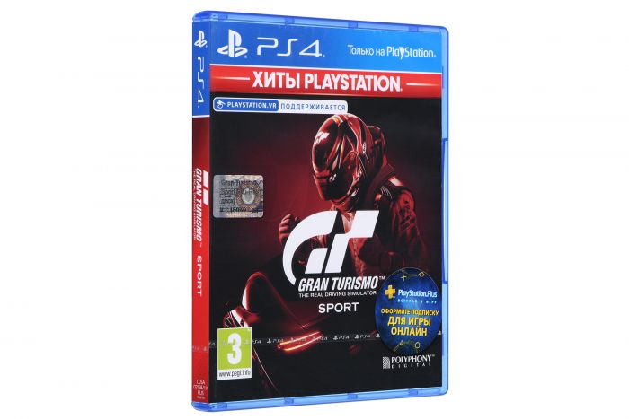 Програмний продукт на BD диску Gran Turismo Sport (підтримка VR) (Хіти PlayStation) [PS4, Russian version] Blu-ray диск