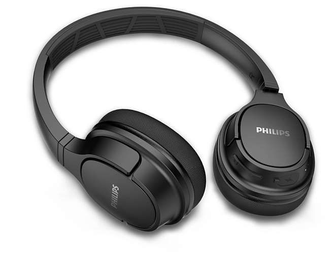 Навушники Philips ActionFit TASH402BK Over-Ear IPX4 Wireless Mic Чорний