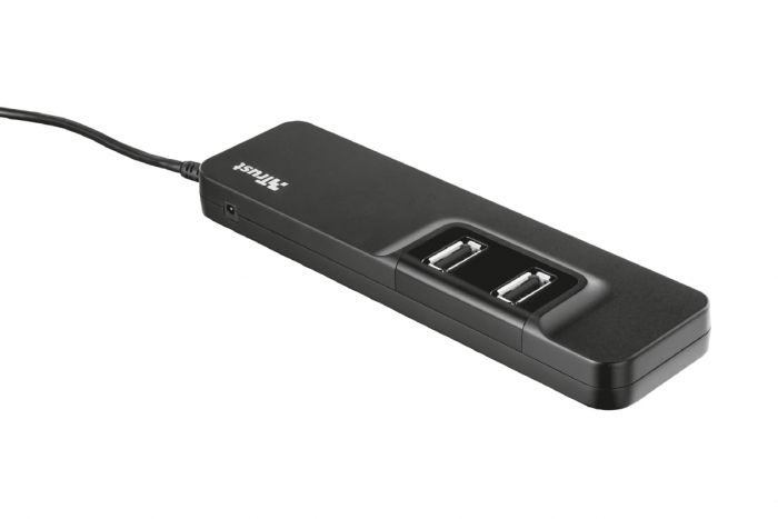 USB-хаб Trust Oila 7 Port USB 2.0 Hub - black