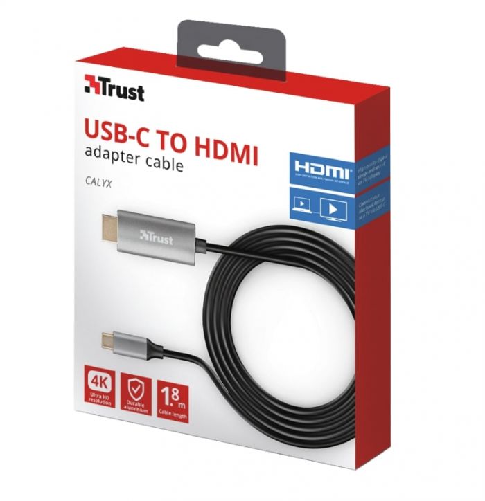 Кабель Trust Calyx USB-C to HDMI Adapter Cable