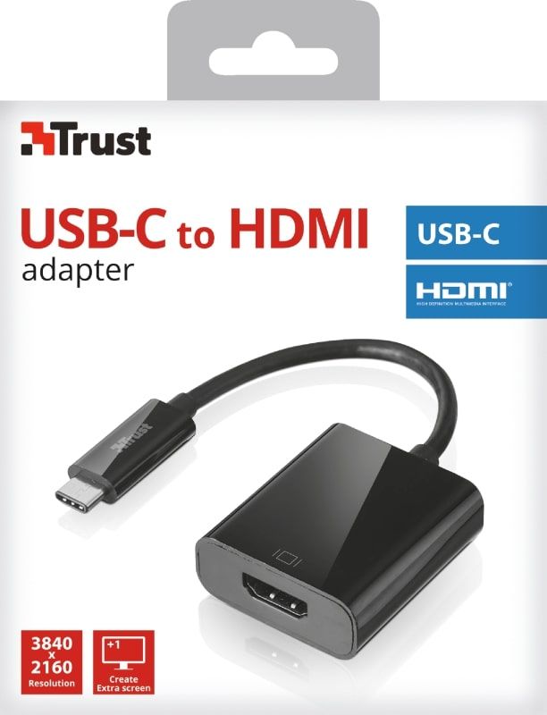 Перехідник Trust USB-C to HDMI BLACK