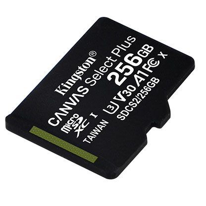 Карта пам'яті Kingston microSD  256GB C10 UHS-I R100/W85MB/s