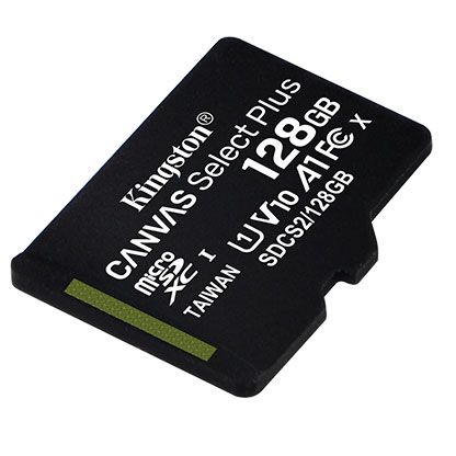 Карта пам'яті Kingston microSD  128GB C10 UHS-I R100MB/s