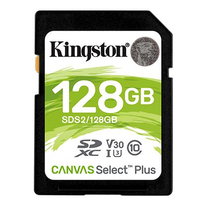 Карта пам'яті Kingston SD 128GB  C10 UHS-I R100MB/s