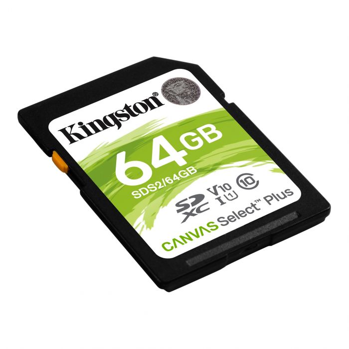 Карта пам'яті Kingston SD  64GB  C10 UHS-I R100MB/s