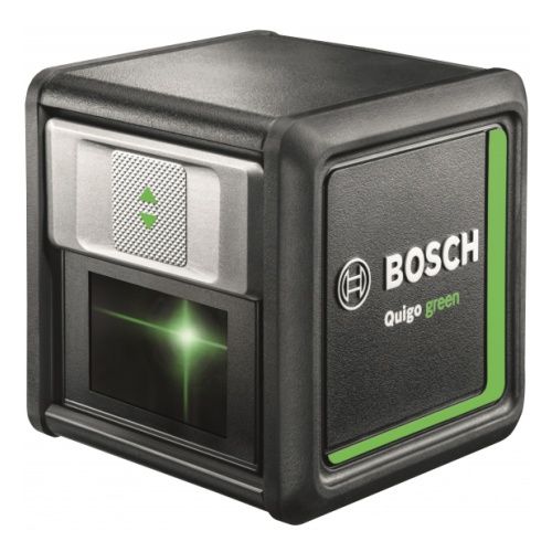 Нівелір лазерний Bosch Quigo Green + штатив, точність ± 0.8 мм/м, 0.27 кг