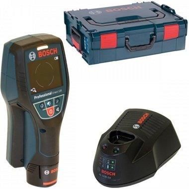 Детектор Bosch D-tect 120, до 120мм, ± 10 мм, 12В, 1.5 Ач, L-BOXX 136