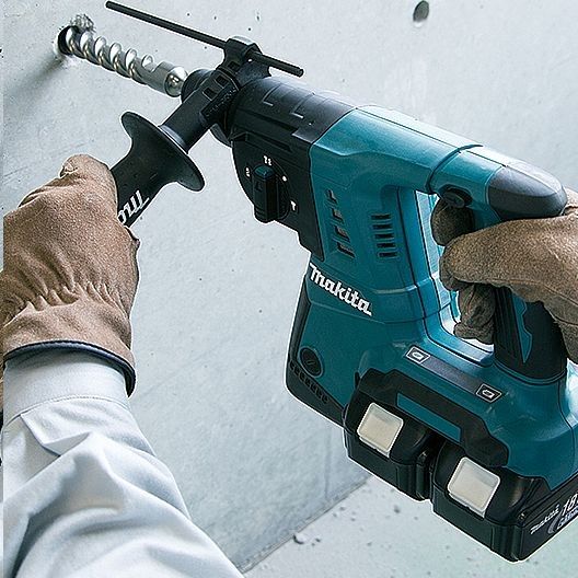 Перфоратор Makita DHR263Z акумуляторний, SDS+, 2.5 Дж, Li-Ion 18+18, SOLO