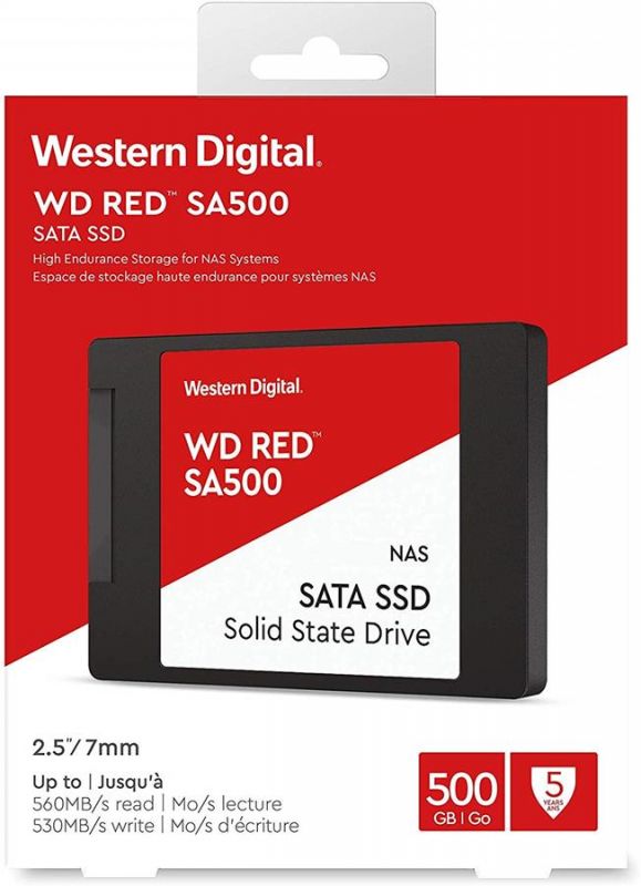 Накопичувач SSD WD 2.5" 500GB SATA Red