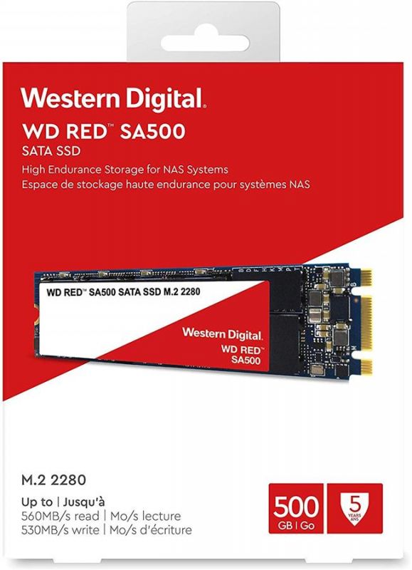 Накопичувач SSD WD M.2  500GB SATA Red