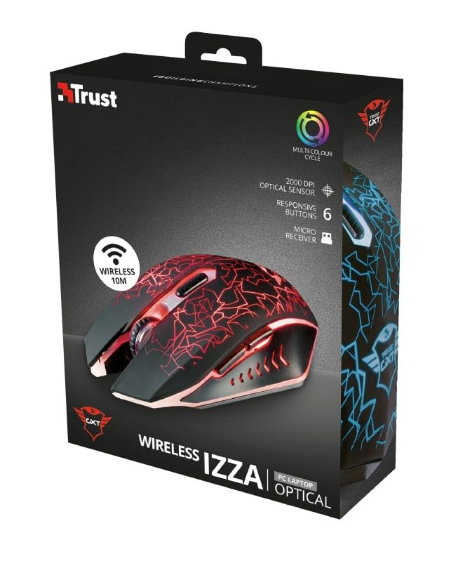 Миша Trust GXT107 IZZA WL Black