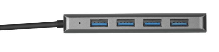 USB-хаб Trust Halyx USB-C to 4-Port USB-A 3.2 ALUMINIUM