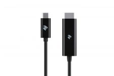 Кабель 2Е Type-C - HDMI (AM/AM), black, 1.8m